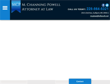 Tablet Screenshot of mcpowelllaw.com